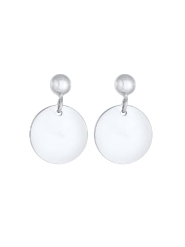 Elli Ohrringe 925 Sterling Silber Geo, Plättchen in Silber