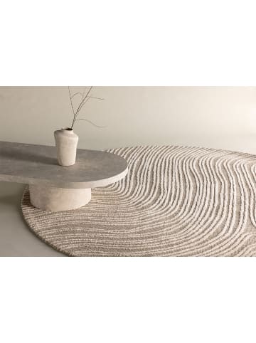 ebuy24 Teppich Melle Beige 200 x 200 cm