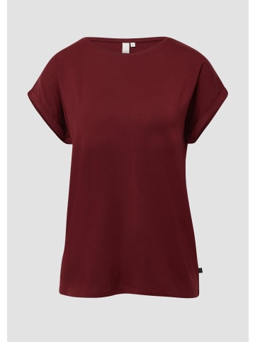 QS T-Shirt in 3900_bordeaux