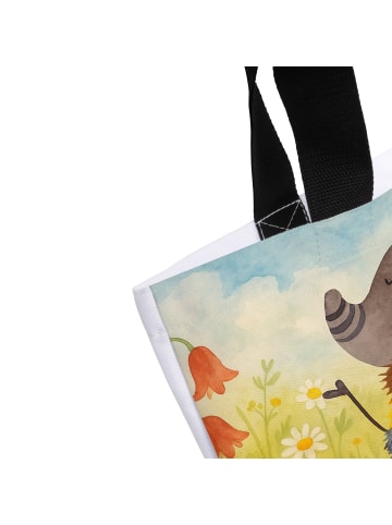 Mr. & Mrs. Panda Reisetasche Hummel flauschig Design ohne Spruch in Weiß