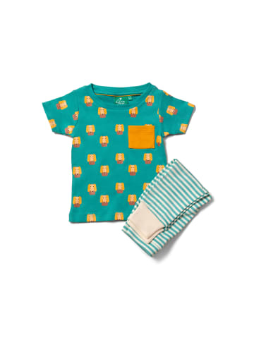 Little Green Radicals Bio-T-Shirt & Jogger-Spielset in Grün