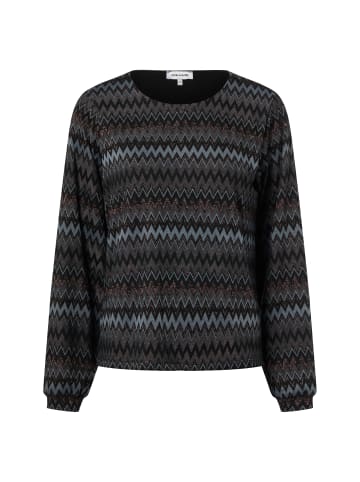 More & More Langarmshirt in schwarz blau