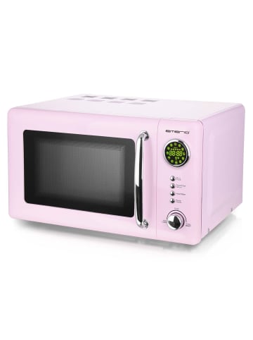 Emerio Retro Design Mikrowelle MW-112141.1 pink rosa