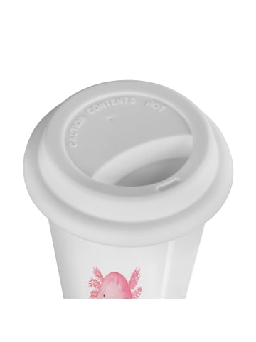 Mr. & Mrs. Panda To Go Becher Axolotl Niedlich mit Spruch in Weiß