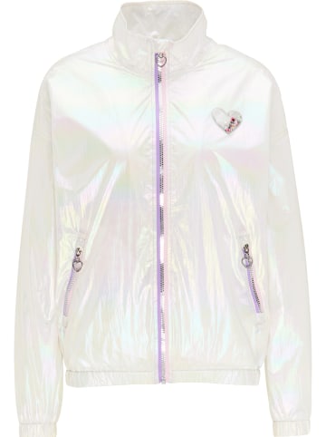 myMo Holographic Blouson in Weiss Holografisch