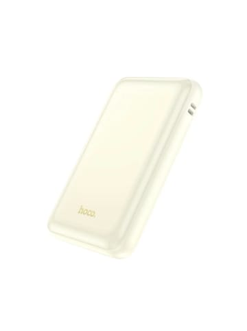 HOCO Powerbank 10 000 mAh PD QC3.0 3A 22.5W Q21 in Weiß 1x USB-A, 1x USB-C in Weiß