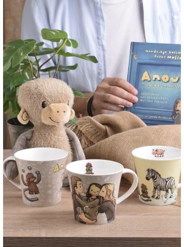 Goebel Coffee-/Tea Mug " Anouk - Alle lieben Affi " in Bunt