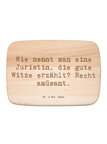 Mr. & Mrs. Panda Holzbrett Spruch Juristin Humor mit Spruch in Transparent