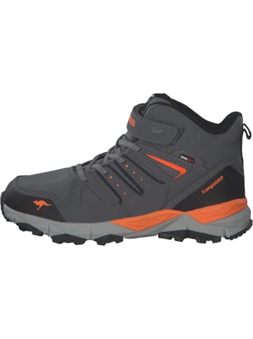 Kangaroos Stiefeletten in steel grey/neon orange