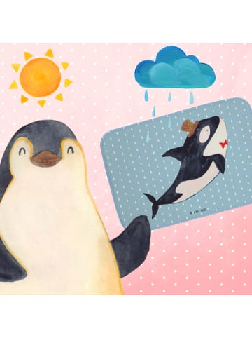 Mr. & Mrs. Panda Badteppich Orca Zylinder ohne Spruch in Blau Pastell