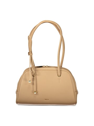 Furla Beige Leder Damen Schultertasche