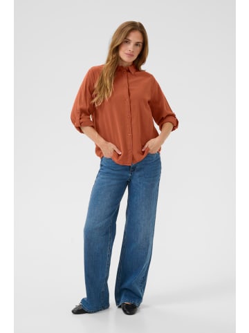 Kaffe Langarm - Hemd KAnaya Regular fit in Picante