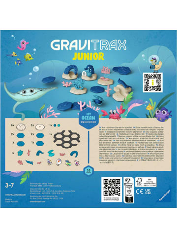 Ravensburger Konstruktionsspiel GraviTrax Junior Extension Ocean 3-7 Jahre in bunt