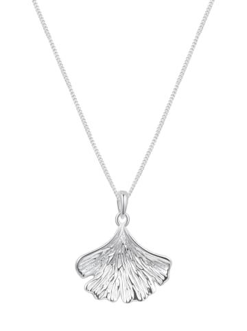 Hey Happiness Halskette Ginkgoblatt Anhänger 925 Sterlingsilber in Silber