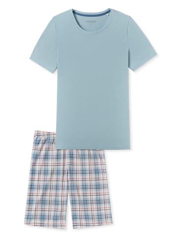 Schiesser Schlafanzug Comfort Essentials in Bluebird