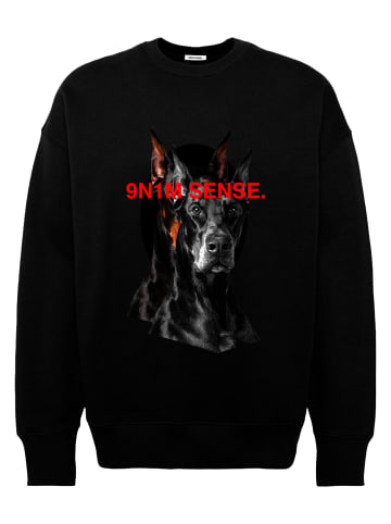 9N1M SENSE Hoodie in black