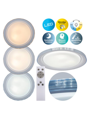 näve LED Deckenleuchte "CLAIRE" in weiß - EEK E
