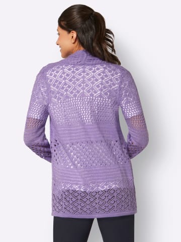 Sieh an! Strickjacke in lavendel