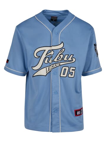 FUBU FUBU T-Shirts in blue/offwhite
