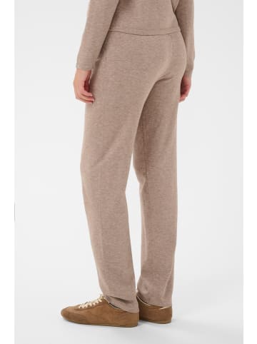 SAINT TROPEZ Casual Hose AamberSZ Lockere Passform in Mocha Meringue Melange