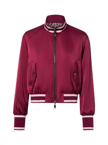 MARC CAIN SPORTS Bomberjacke in bordeaux ecru - 0001