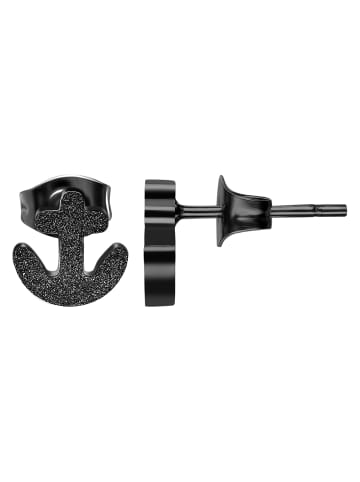 Adeliás Damen Ohrringe – Ohrstecker aus Edelstahl in schwarz