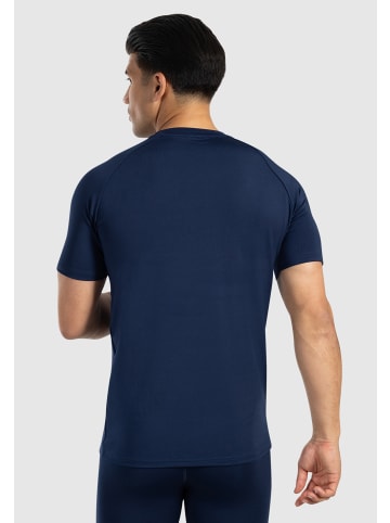 SMILODOX T-Shirt Zeyn in Marineblau