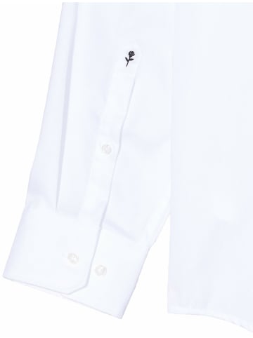 Seidensticker Langarm Business Hemd für Herren in weiß