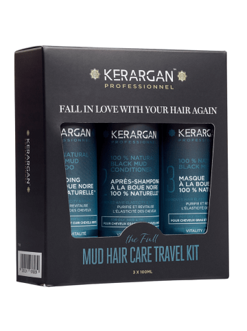 KerArgan 3tlg. ReiseSet: mit Schwarzem Schlamm, 3x100ml