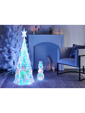 Beliani LED Deko ICELAND in Bunt - (W) 47 x (H) 120 x (L) 47 cm