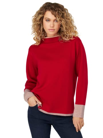 Gina Laura Pullover in apfelrot