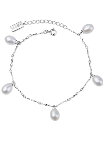 Ailoria MAIKO armband silber/weiße perle in weiß