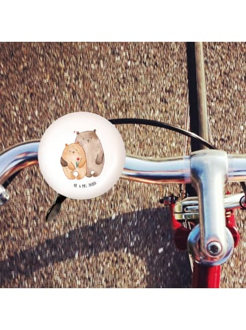 Mr. & Mrs. Panda Klingel Für Fahrrad Bären Liebe ohne Spruch in Weiß
