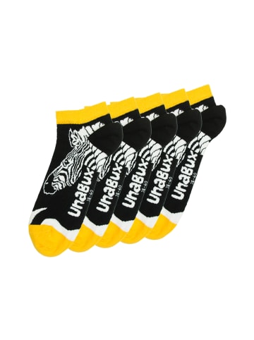 Unabux Sneakersocken Prints in WHITE STRIPES
