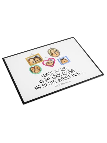 Mr. & Mrs. Panda tischpad Igel Familie mit Spruch in Weiß