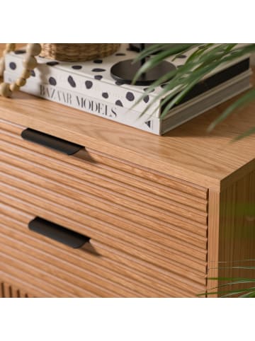 home24 Sideboard KNIVS 6 Schubladen in Eiche