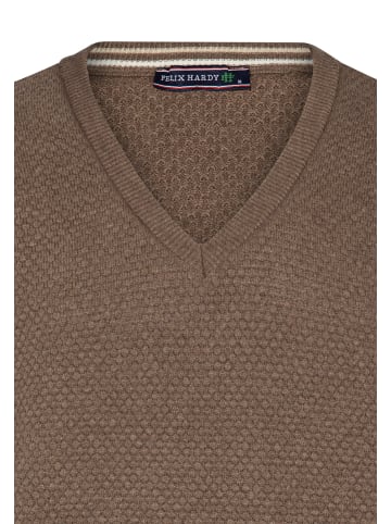 Felix Hardy V-Ausschnitt Pullover in braun