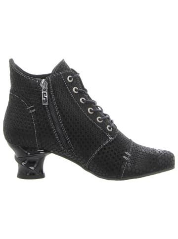 SIMEN Schnürstiefelette in schwarz