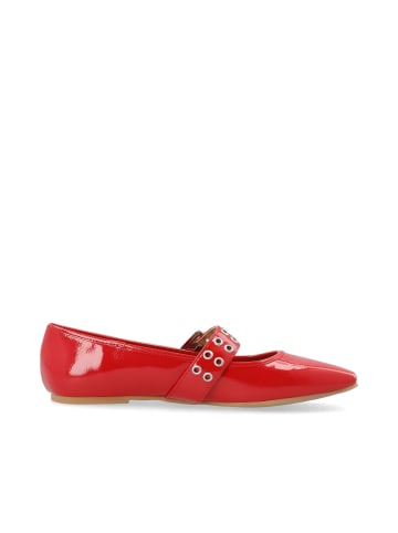 Bianco Mary Jane Schuhe in RedPatent