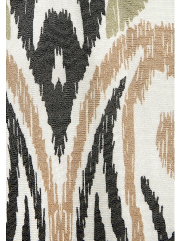 Buffalo Volantkleid in sand-khaki bedruckt