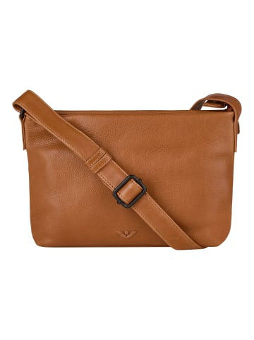 VLD VOi Leather Design Texas Umhängetasche Leder 22 cm cognac
