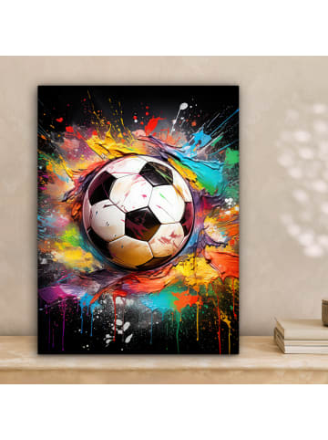 MuchoWow Leinwand Bilder Fußball