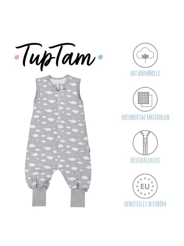 TupTam Winter Babyschlafsack mit Beinen 2,5 Tog in grey denim