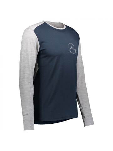 SCOTT Unterhemd M DEFINED MERINO L/SL SHIRT in Marine