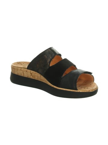 Think! Tieffußbett Pantolette MEGGIE in Schwarz/Kombi