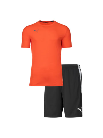 Puma Shorts 1er Pack in Schwarz/Orange