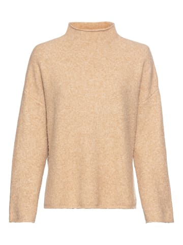 Camel Active Rollkragenpullover aus einem Wollmix in Karamell
