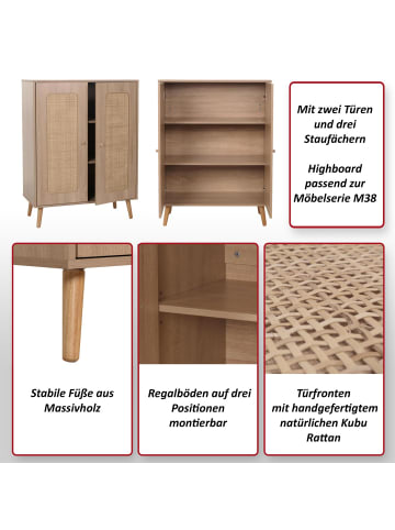 MCW Highboard M38, Weiß