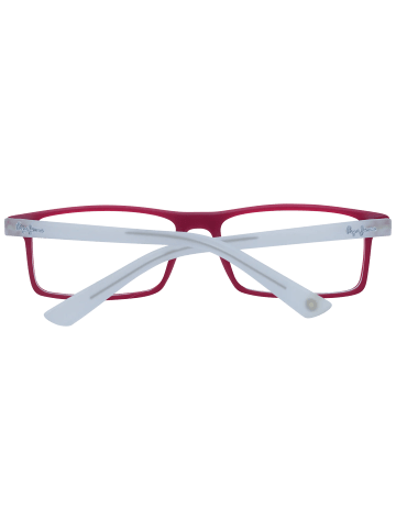 Pepe Jeans Unisex Optische Fassungen Rechtwinklig Rot