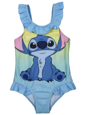 Lilo & Stitch Disney Lilo & Stitch Badeanzug mit Rüschen Schwimmanzug in blau